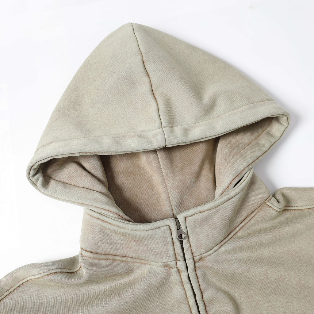 YAVIORA Wasteland Washed Zip-Up Sweatshirt
