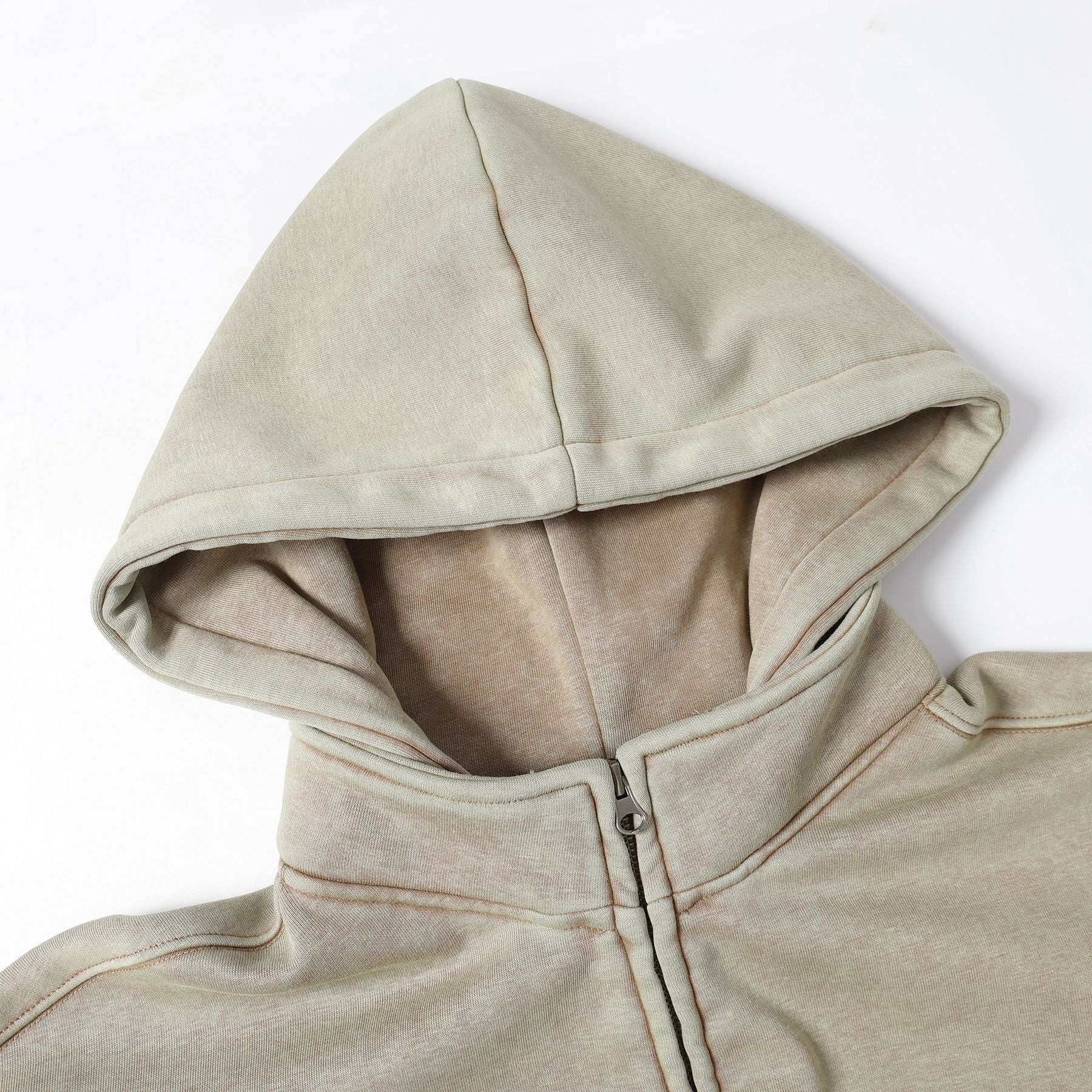 YAVIORA Wasteland Washed Zip-Up Sweatshirt