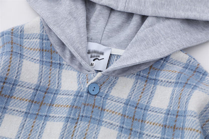 YAVIORA Plaid Hooded Shirt