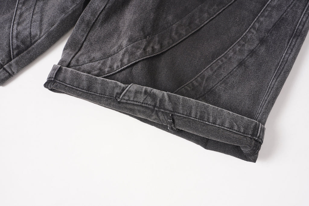 YAVIORA "Wasteland" Style Distressed Denim Shorts
