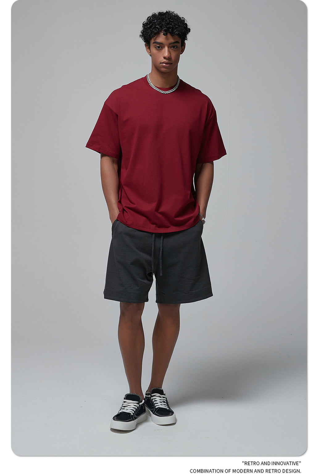 Yaviora 230G Double Yarn Pure Cotton Short-Sleeve T-Shirt