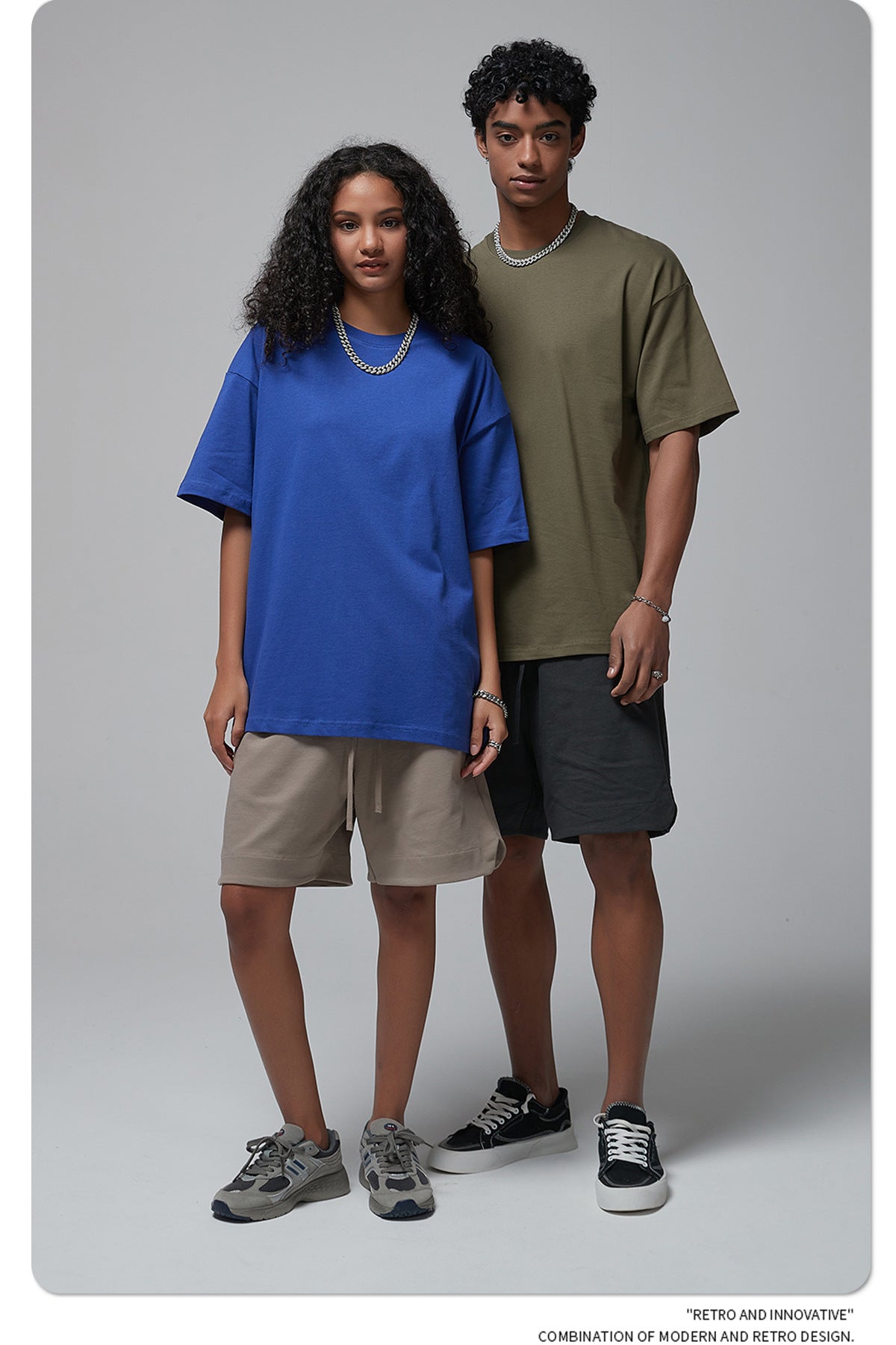 Yaviora 230G Double Yarn Pure Cotton Short-Sleeve T-Shirt