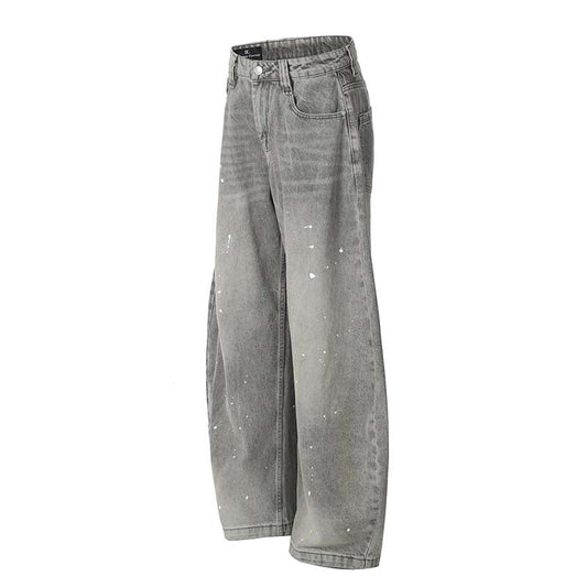 YAVIORA Paint Splatter Jeans