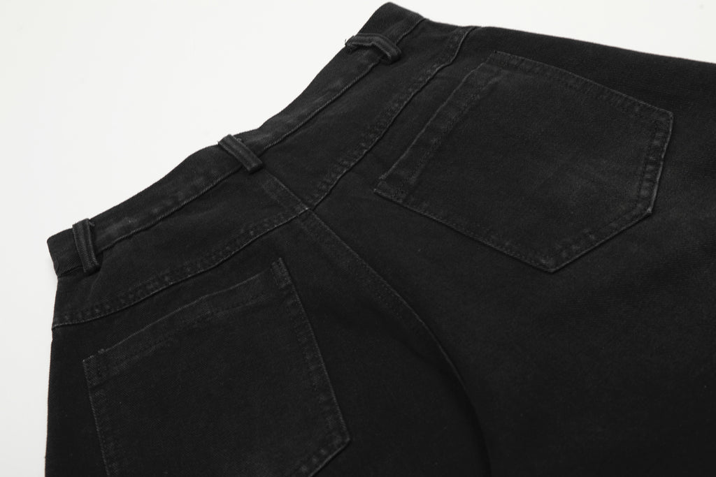 YAVIORA Deconstructed 3-Stripes Curved Wide Leg Pants
