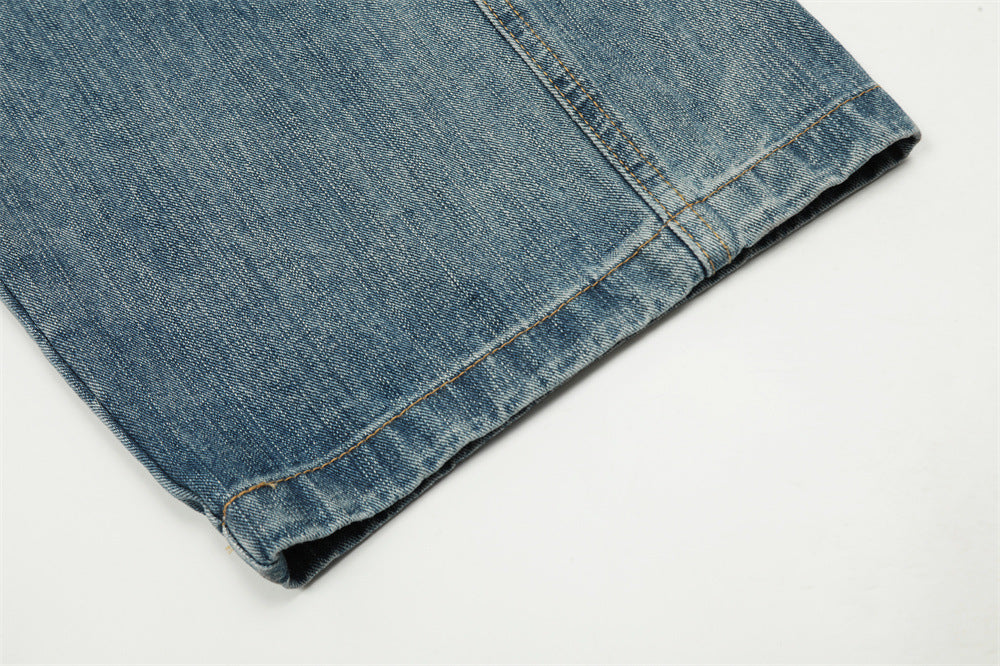 YAVIORA Tie-Dye Deconstructed Jeans