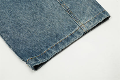 YAVIORA Tie-Dye Deconstructed Jeans