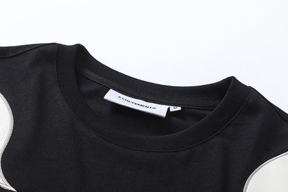 YAVIORA Flammenbesticktes T-Shirt