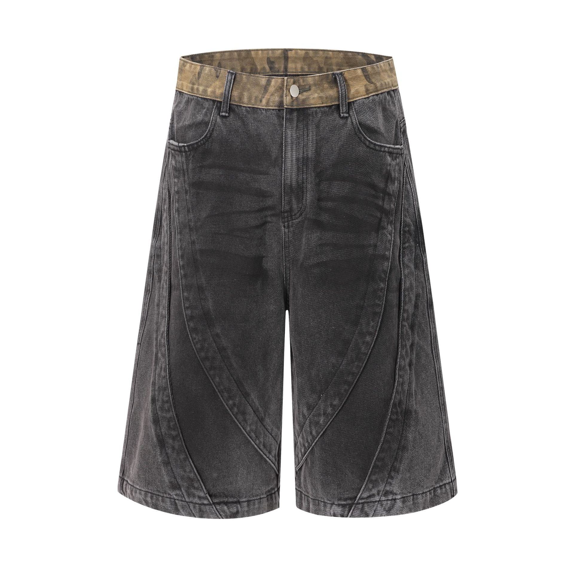 YAVIORA "Wasteland" Style Distressed Denim Shorts