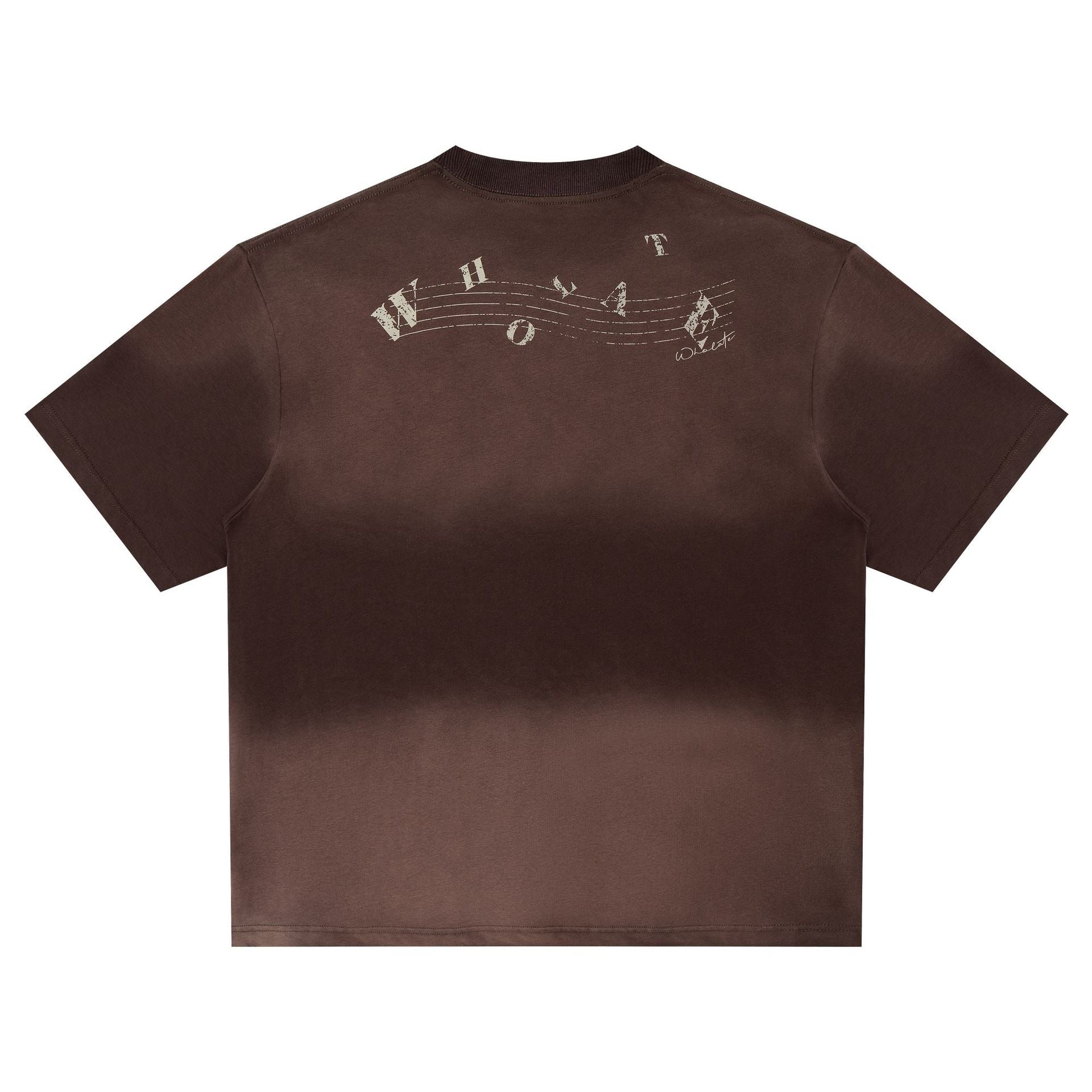YAVIORA Vintage Music Instrument Gradient t shirt