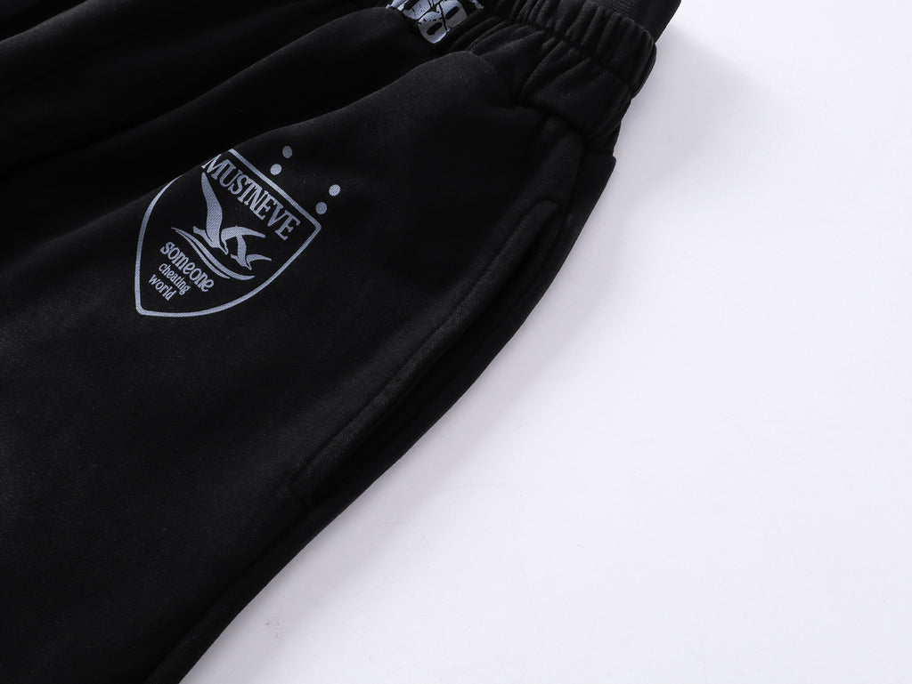 AVIORA Washed Ripped Drape Track Pants