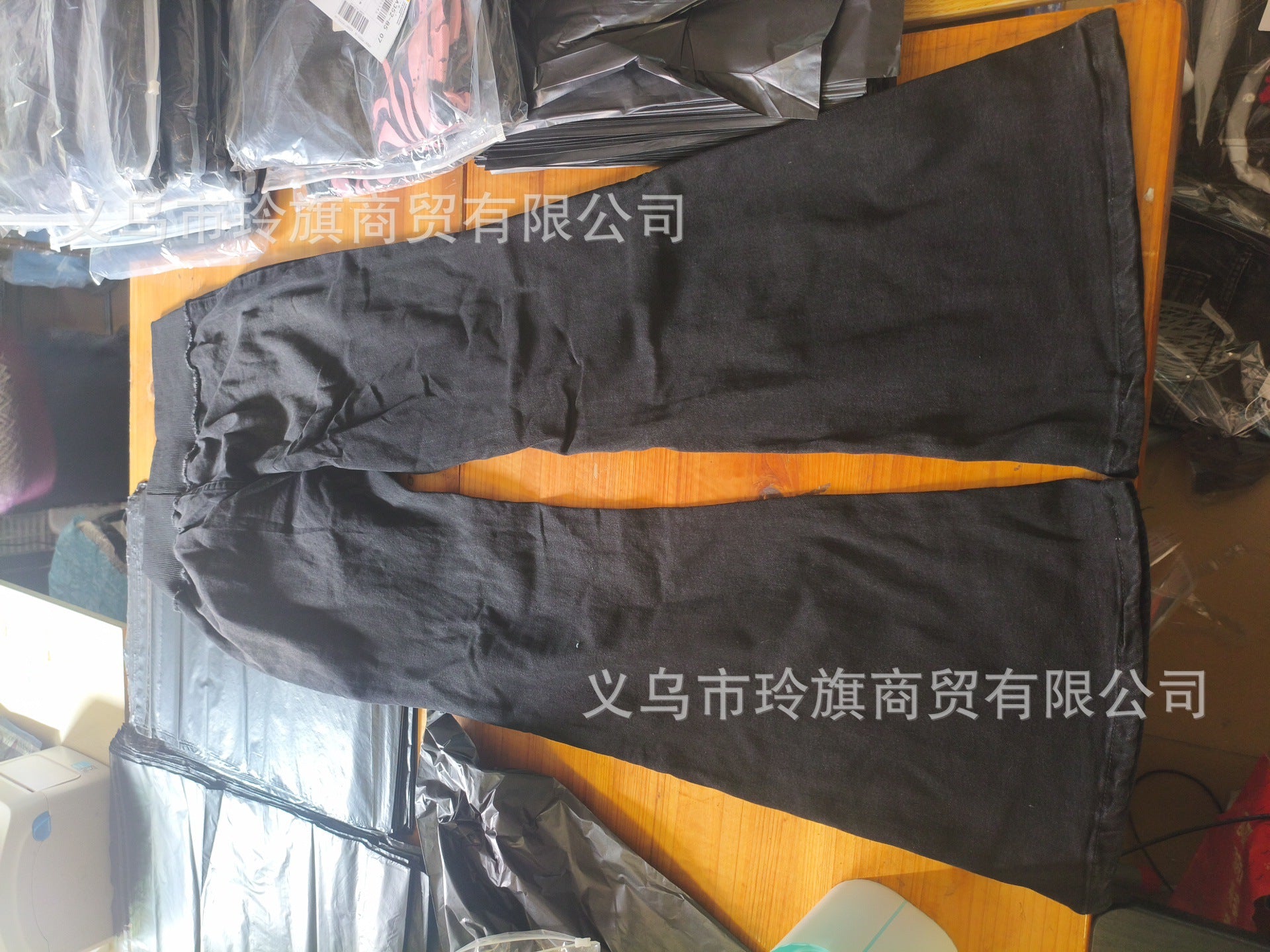 Y2K Patchwork Loose-Fit Low-Rise Jeans with Fold-Over Waistband