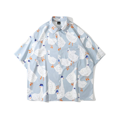 YAVIORA Animal Print Shirt
