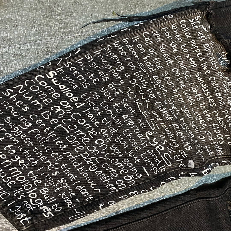 Y2K Men's Hip-Hop Jeans with American-Style Graphic Lettering