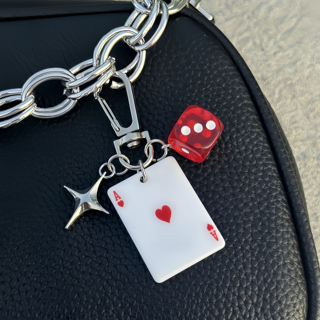 Yaviora Poker Card Multi-element Keychain