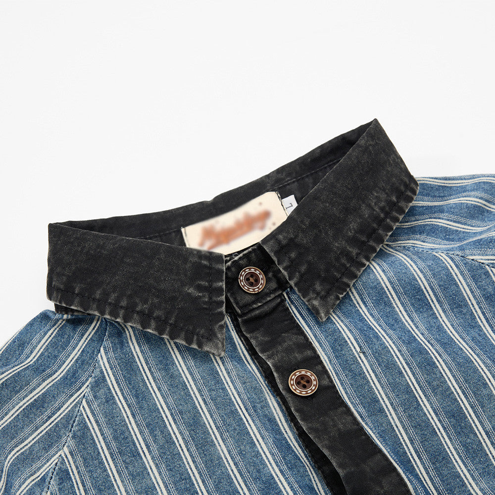 YAVIORA Letter-Embroidered Polo Shirt