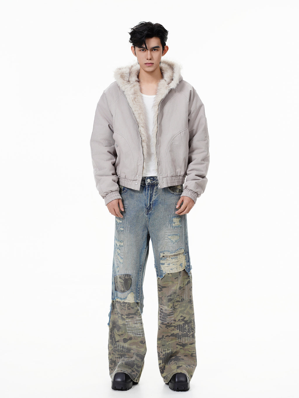 YAVIORA Eagle Hooded Puffer