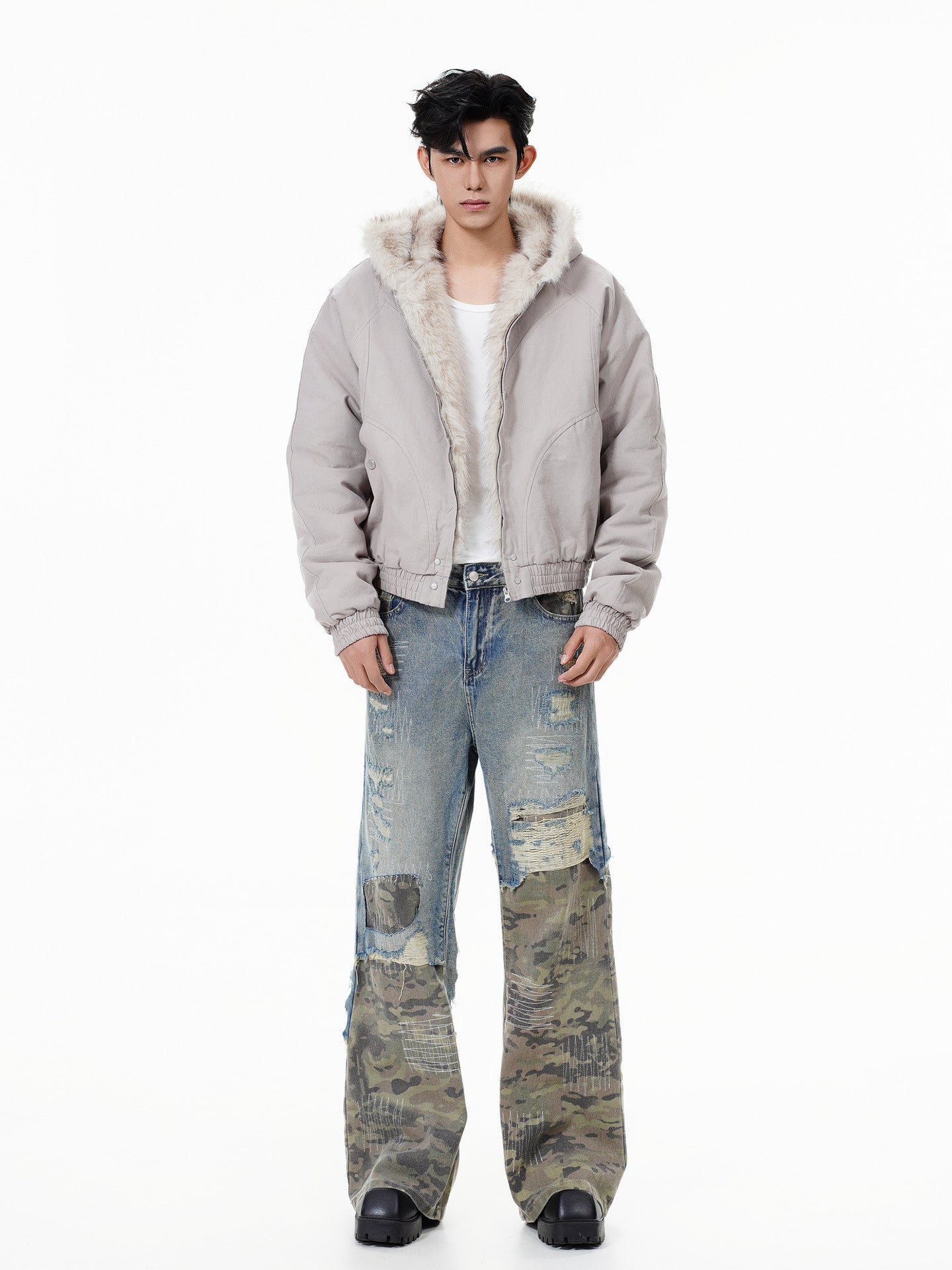 YAVIORA Eagle Hooded Puffer