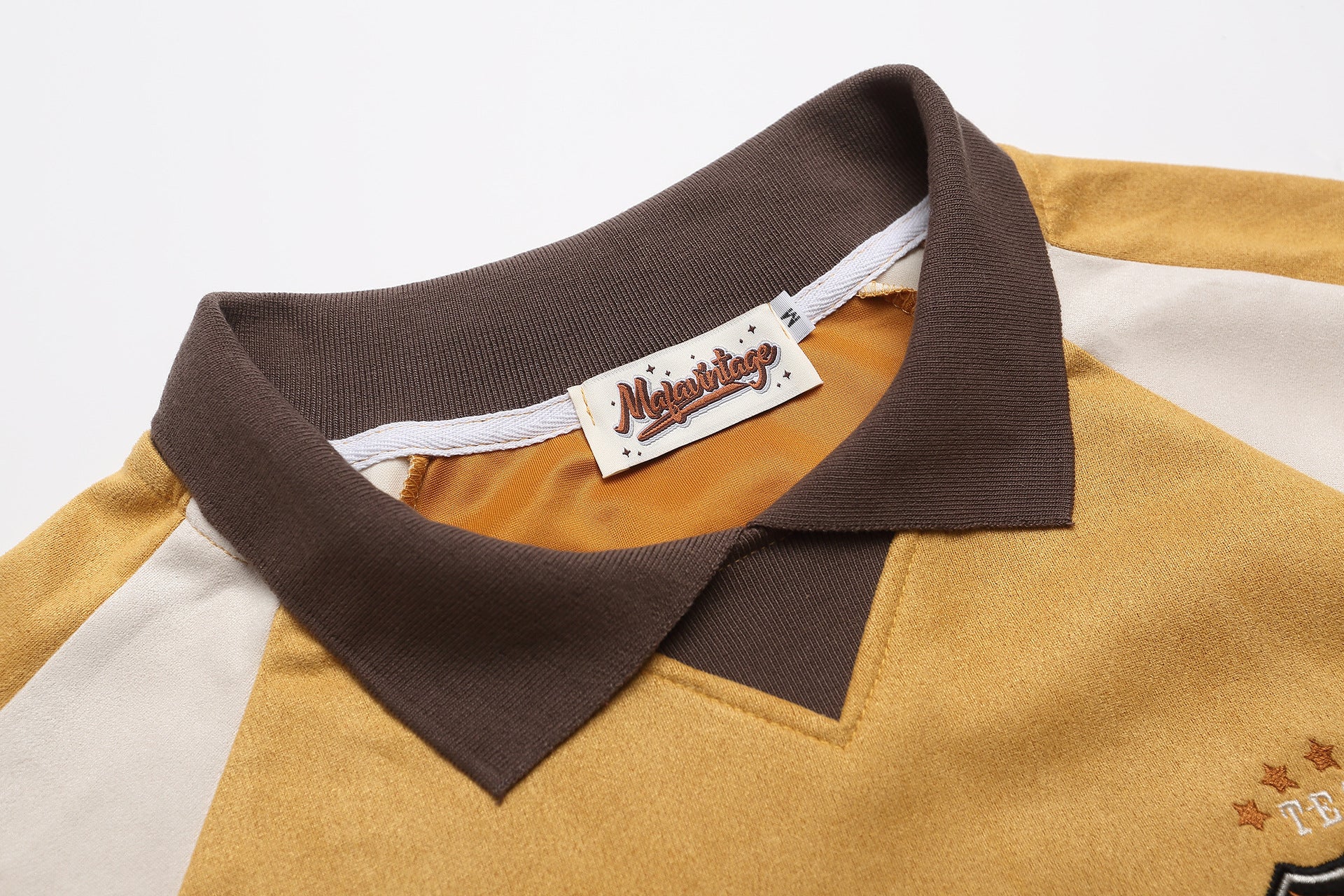 YAVIORA Color Block Embroidered Sports Sweatshirt