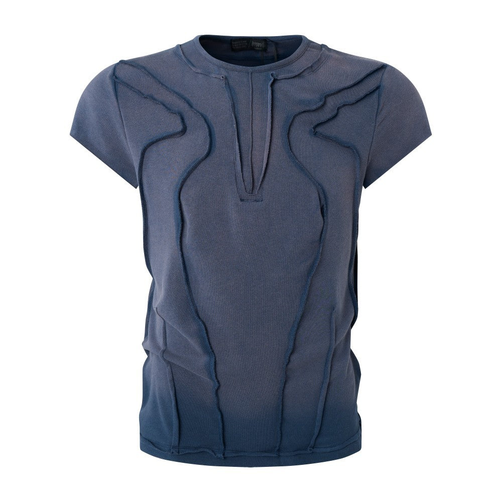 YAVIORA "Rebel" Raw-Edge Slim-Fit T-Shirt