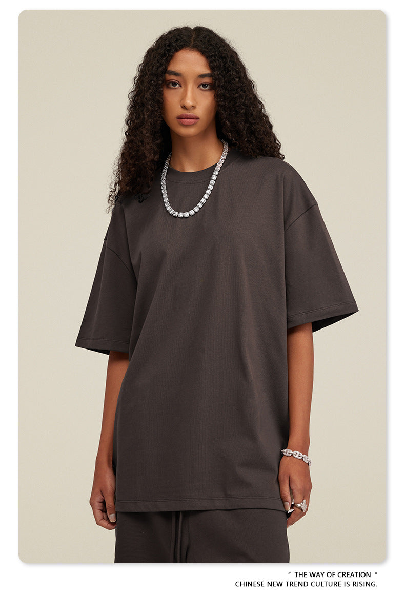 Yaviora Summer American Style Solid Color Loose T-Shirt