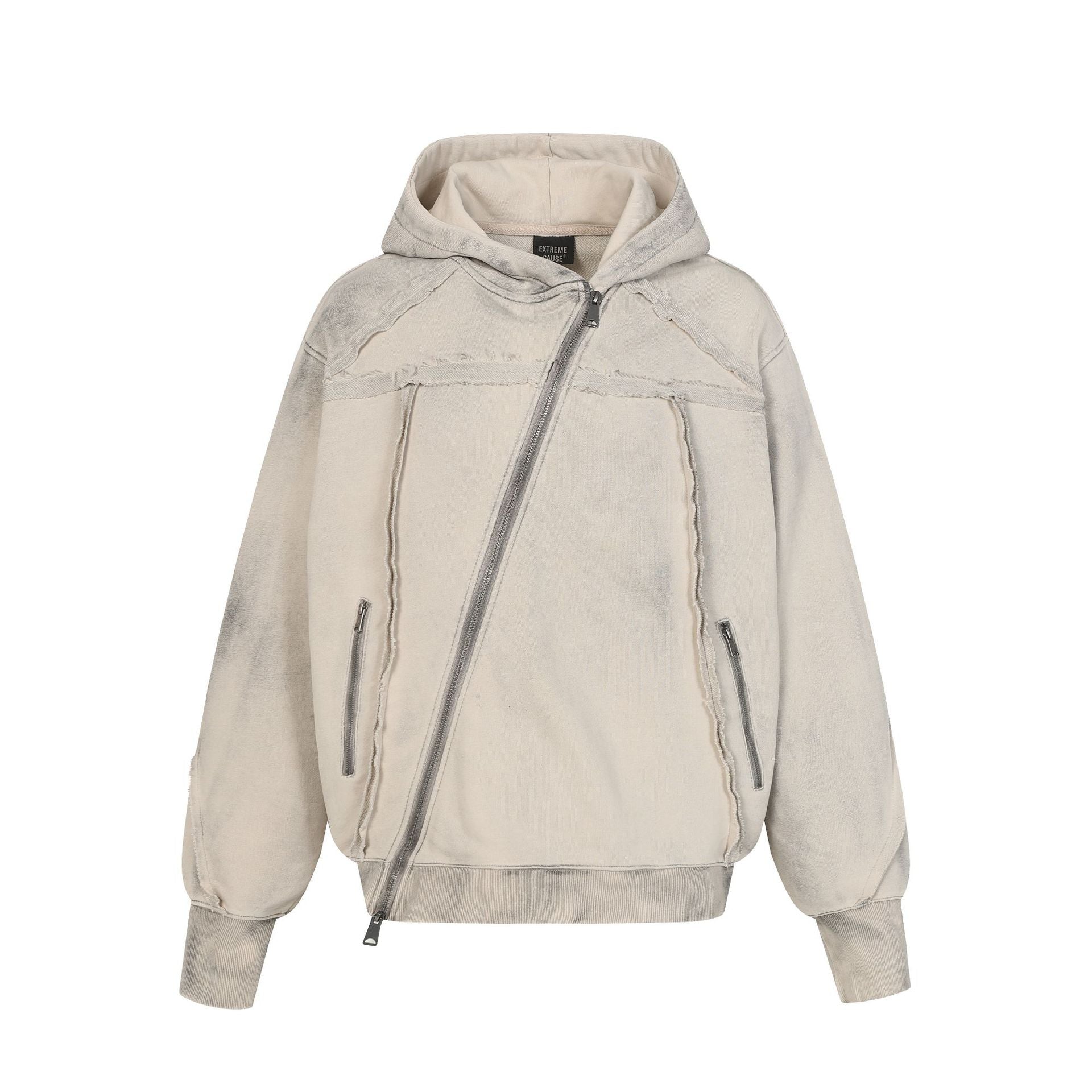 YAVIORA Deconstructed Irregular Hoodie