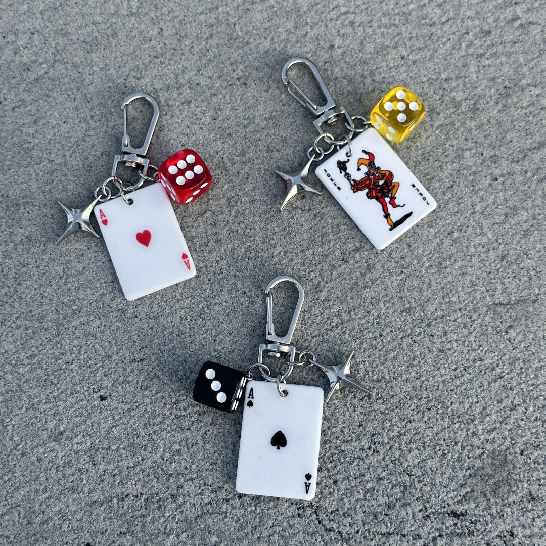 Yaviora Poker Card Multi-element Keychain