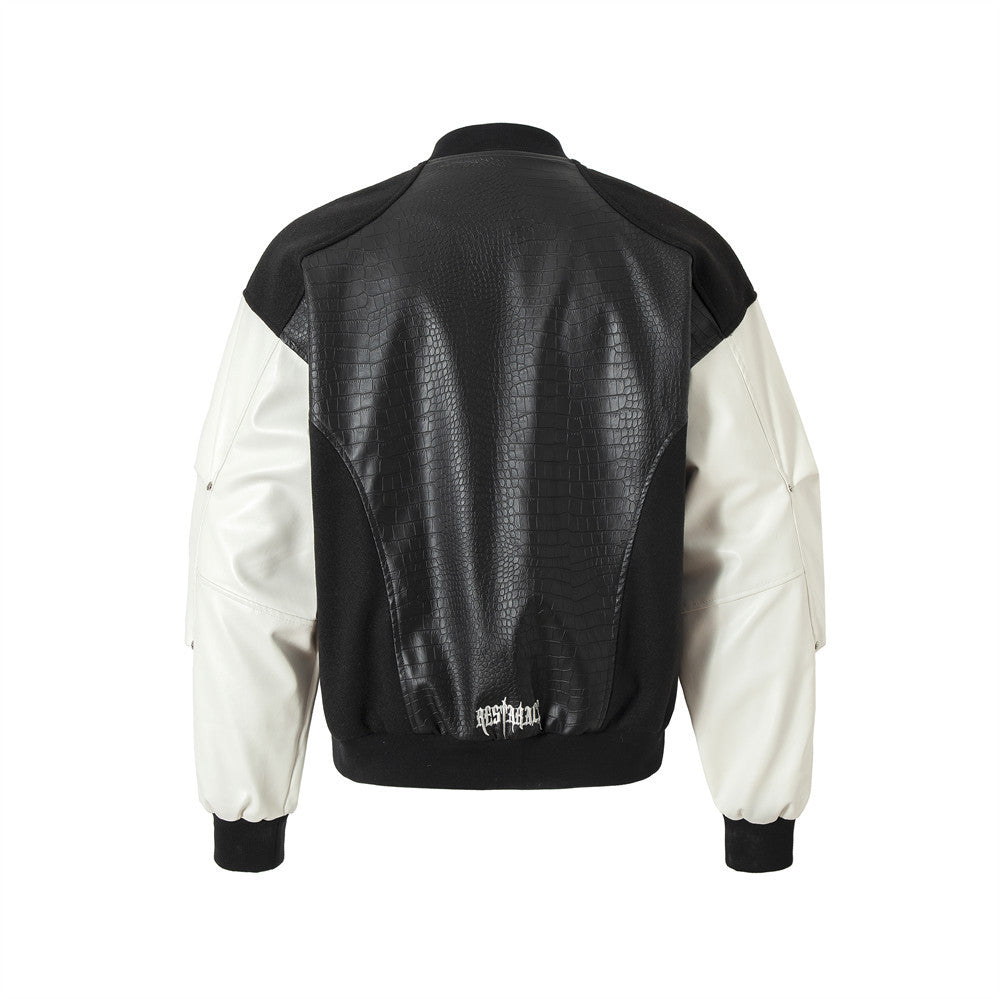 YAVIORA Embroidered Baseball Jacket