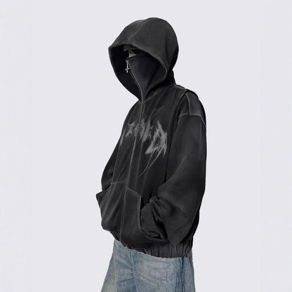 YAVIORA Gothic Star Hoodie