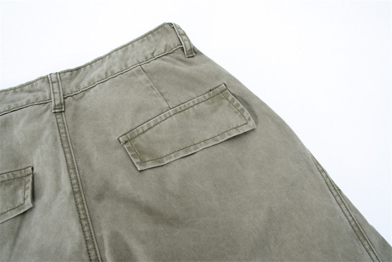 YAVIORA Pleated Cargo Pants