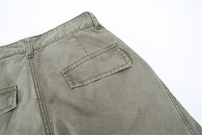 YAVIORA Pleated Cargo Pants