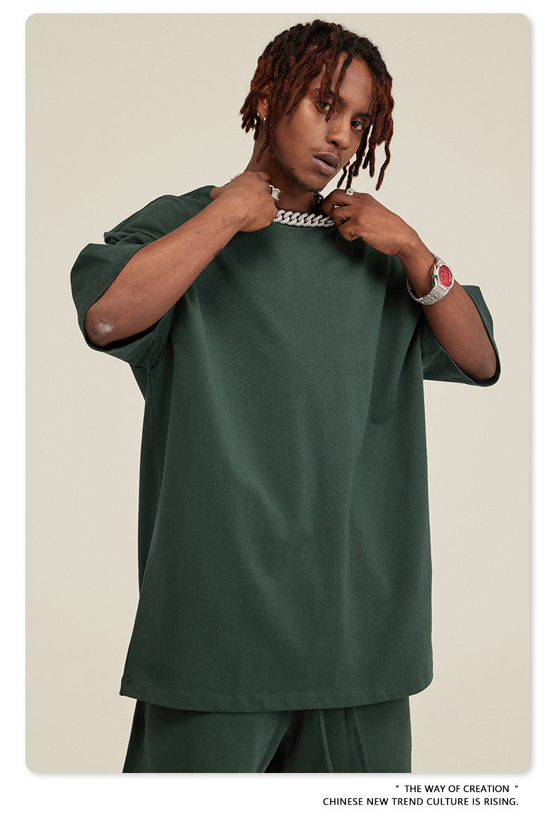Yaviora Summer American Style Solid Color Loose T-Shirt