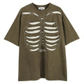 YAVIORA Skull Vintage Tee