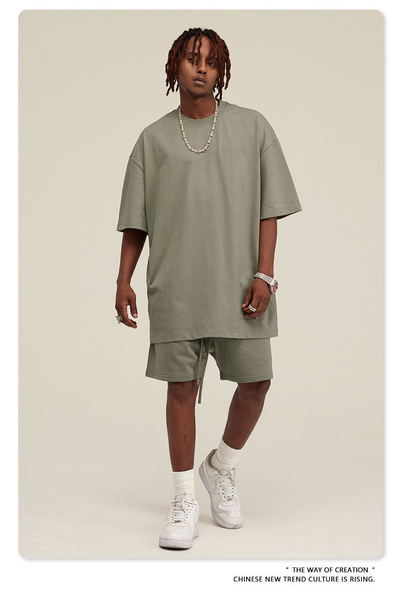 Yaviora Summer American Style Solid Color Loose T-Shirt