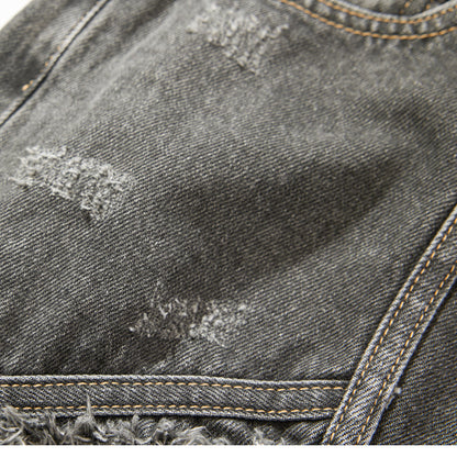 YAVIORA Distressed Wide Jeans