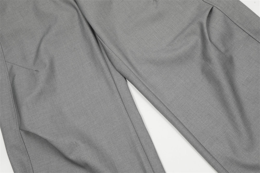 YAVIORA Pleated Curved Pants
