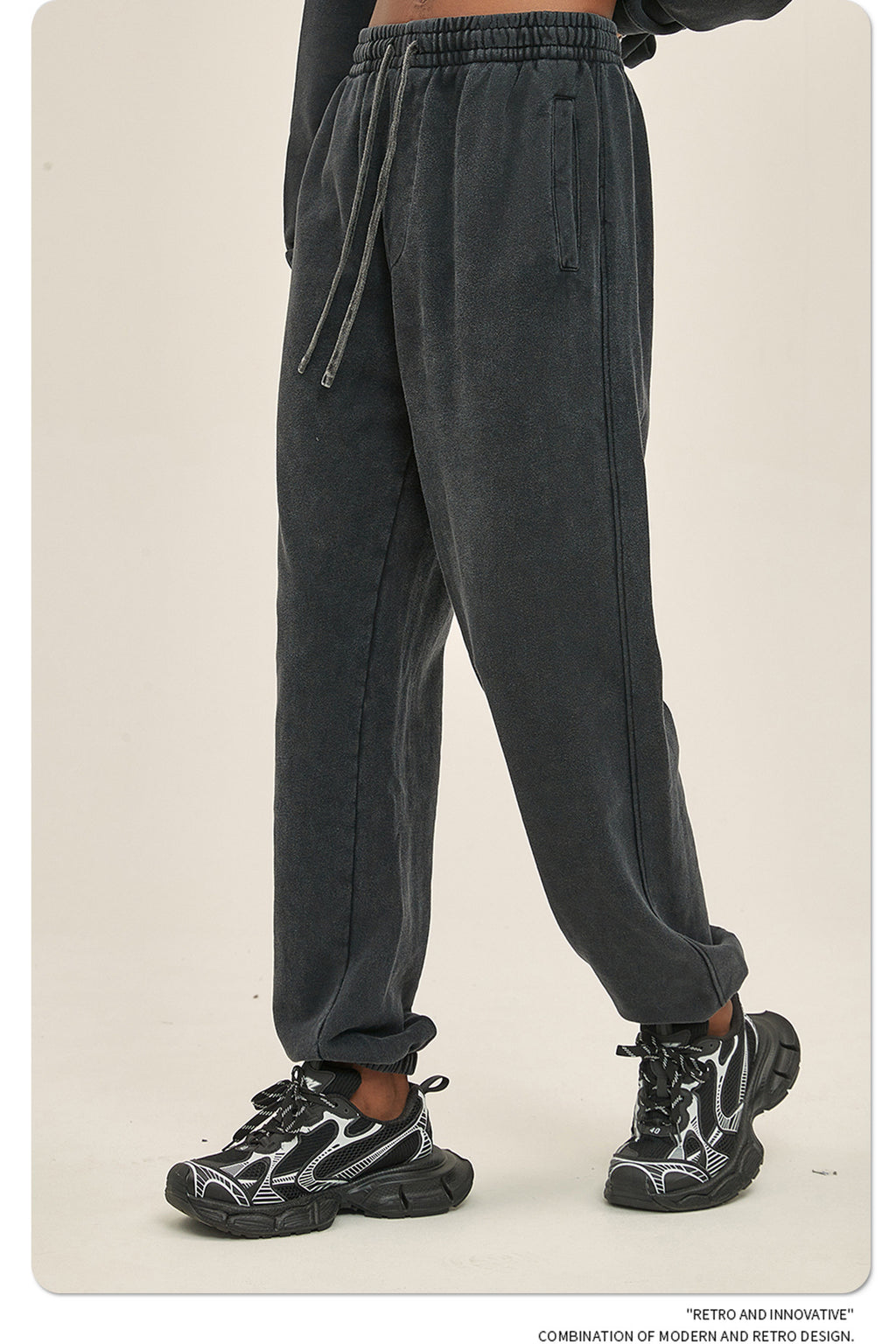 Yaviora Batik Distressed Loose Fit Trousers