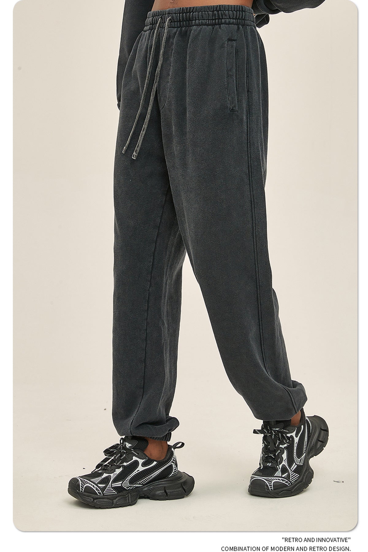 Yaviora Batik Distressed Loose Fit Trousers