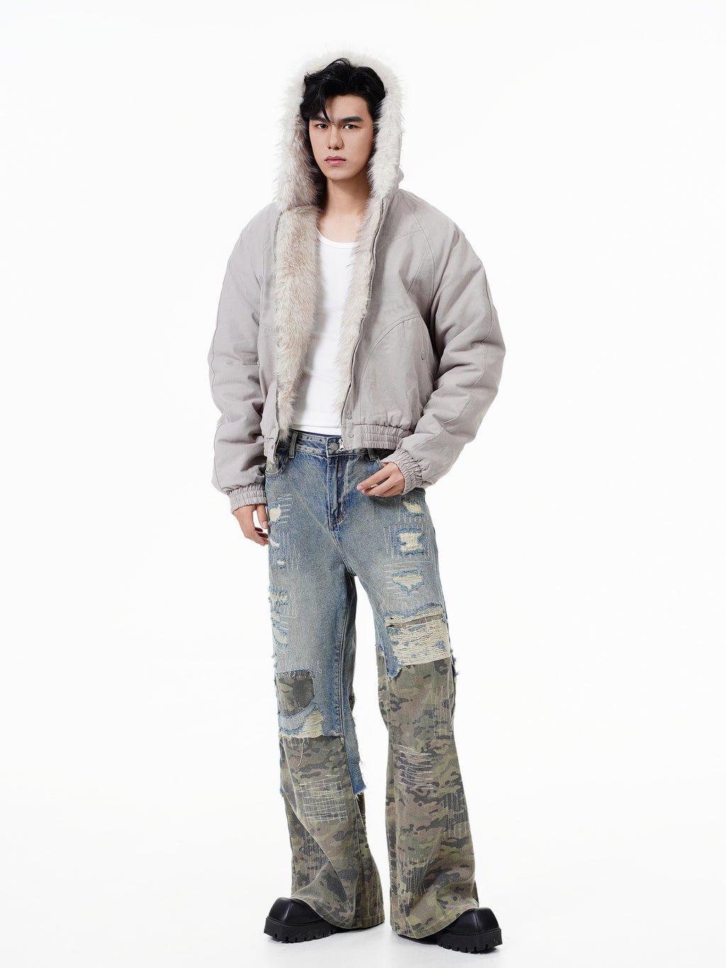 YAVIORA Eagle Hooded Puffer