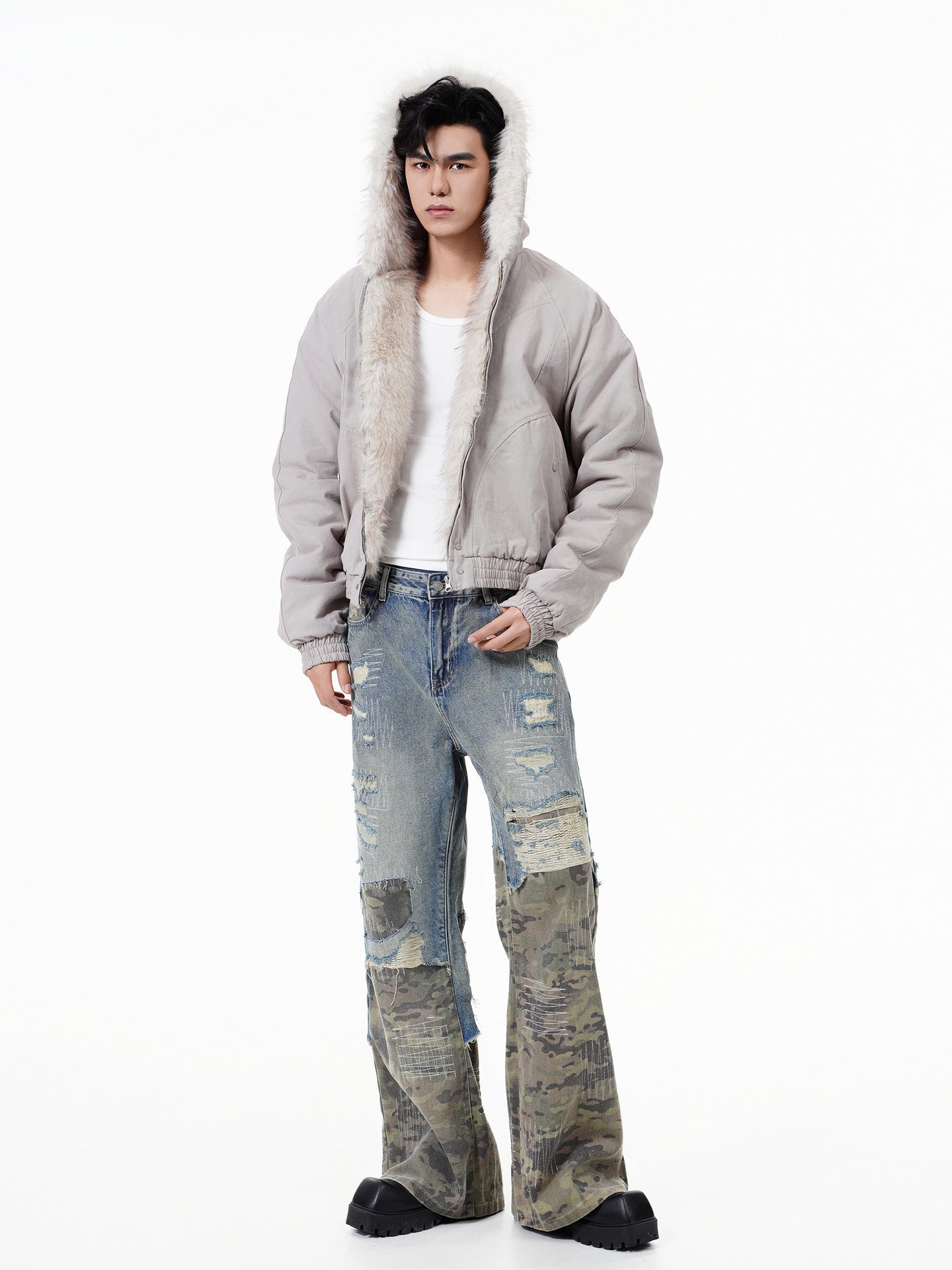 YAVIORA Eagle Hooded Puffer