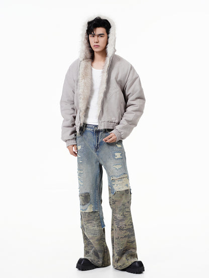 YAVIORA Eagle Hooded Puffer