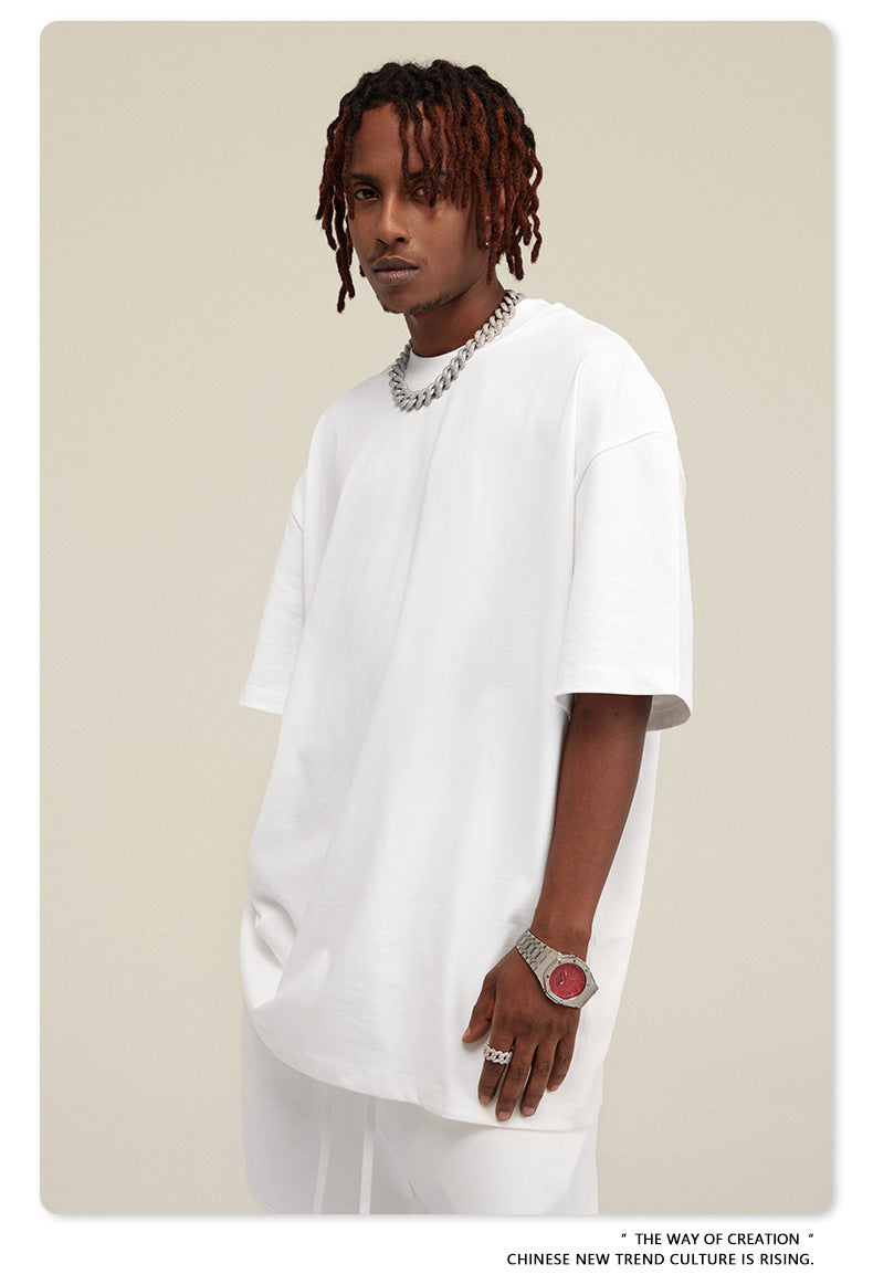 Yaviora Summer American Style Solid Color Loose T-Shirt