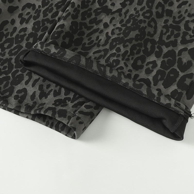 YAVIORA Leopard Print Sweatpants