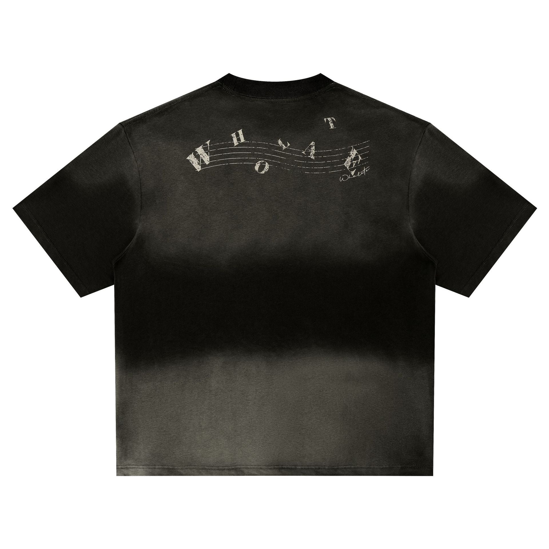 YAVIORA Vintage Music Instrument Gradient t shirt