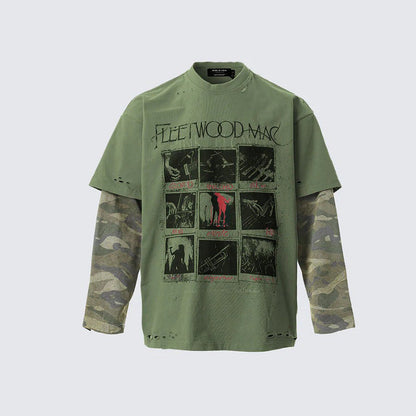 YAVIORA Layered Streetwear Tee