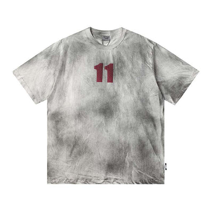 YAVIORA Distressed Graphic Tee