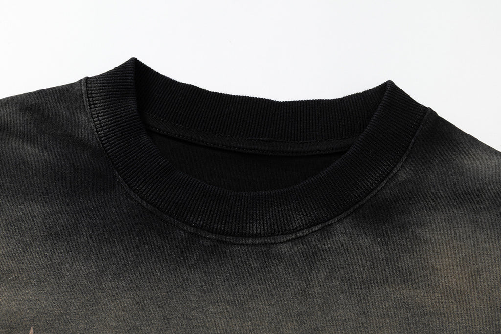 YAVIORA Vintage Music Instrument Gradient t shirt