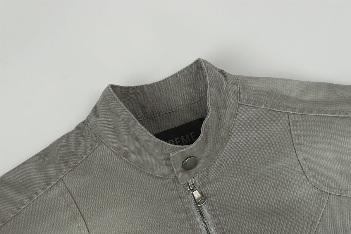 YAVIORA Vintage Canvas Jacket