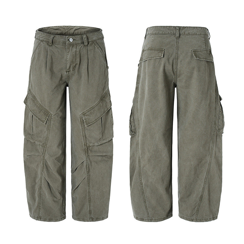YAVIORA Pleated Cargo Pants