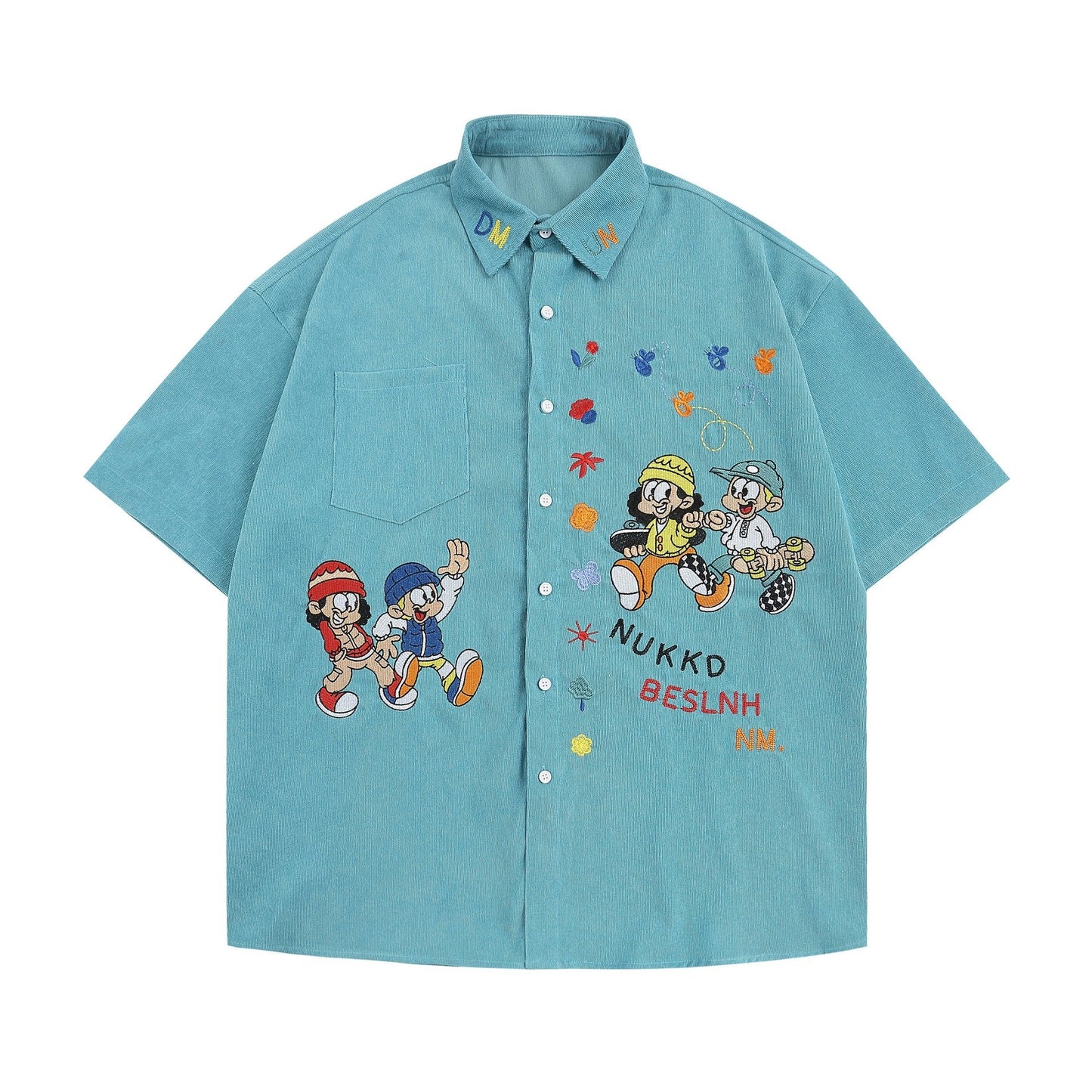 YAVIORA Hip-Hop Vintage Shirt