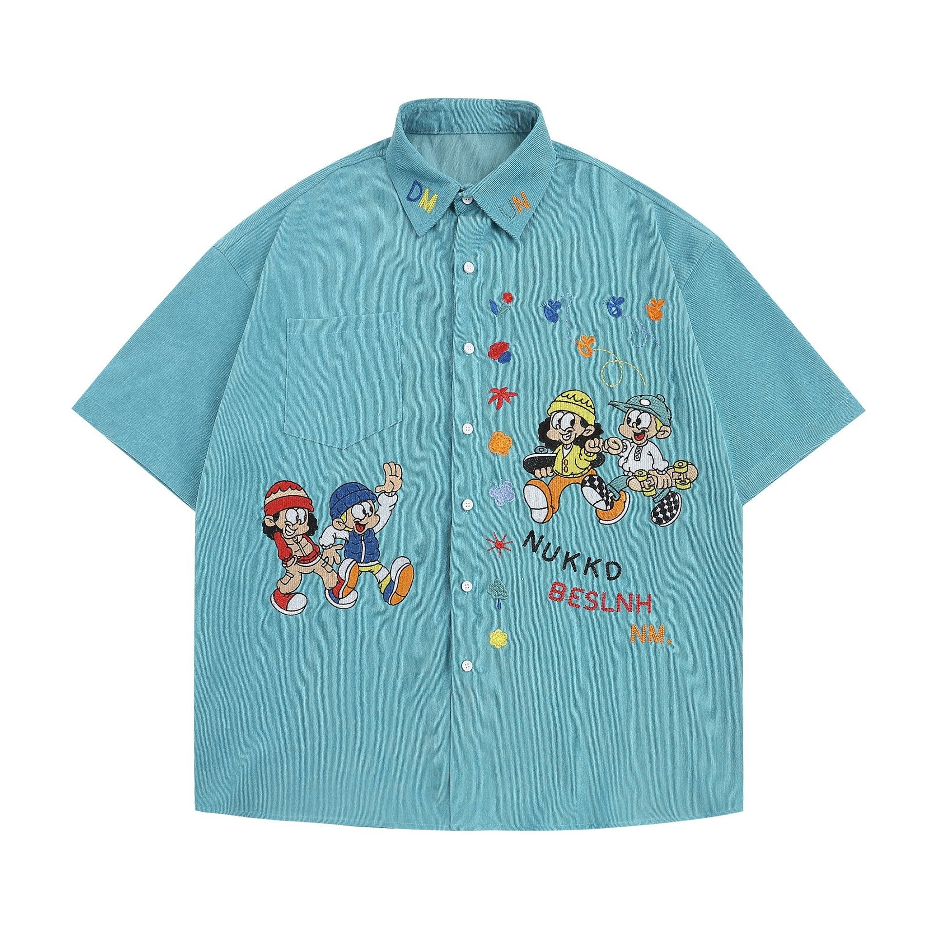 YAVIORA Hip-Hop Vintage Shirt